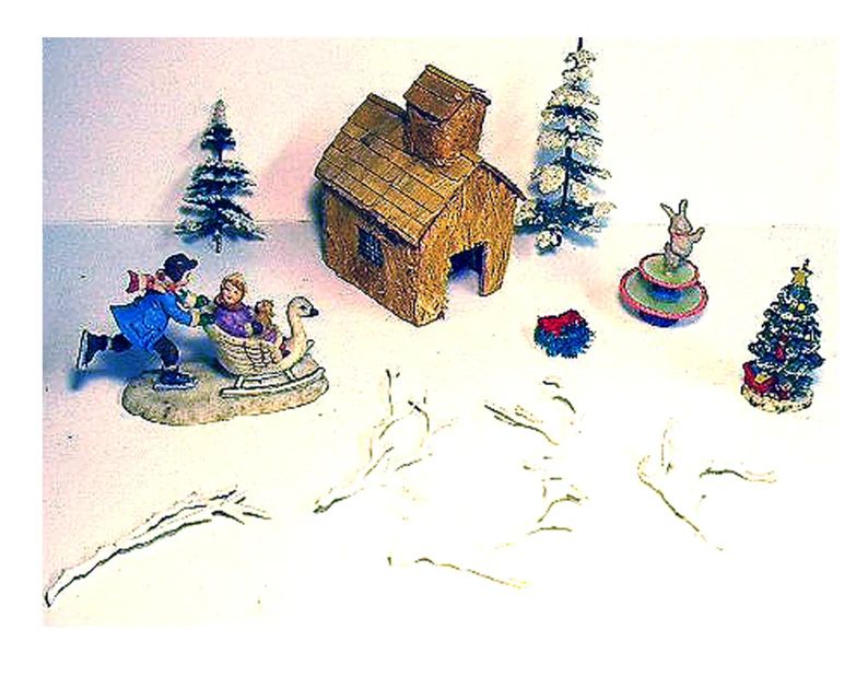 misc-lot-of-christmas-table-top-display