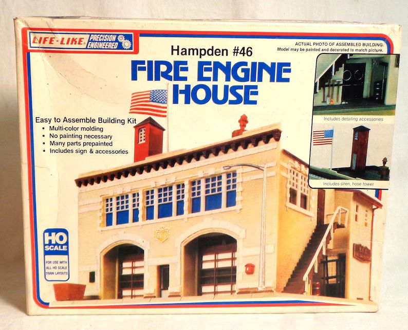 ho-scale-hampden-46-engine-house-fire