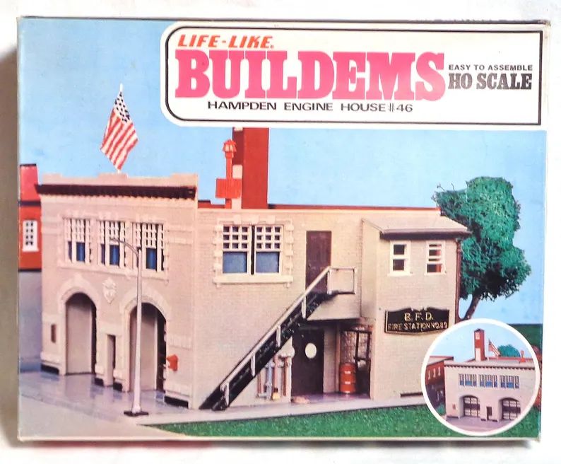 ho-scale-hampden-engine-house-fire