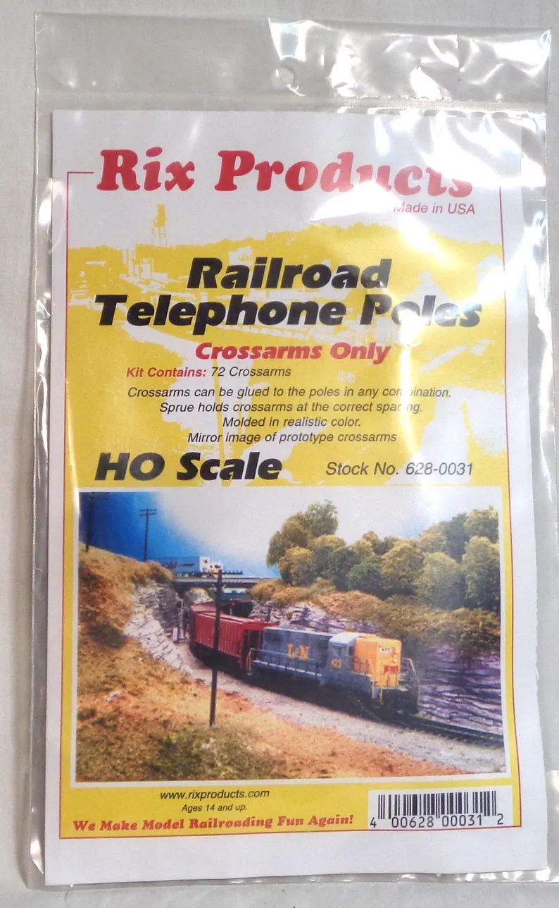 ho-scale-rix-telephone-pole-crossarms-(r1a3r)