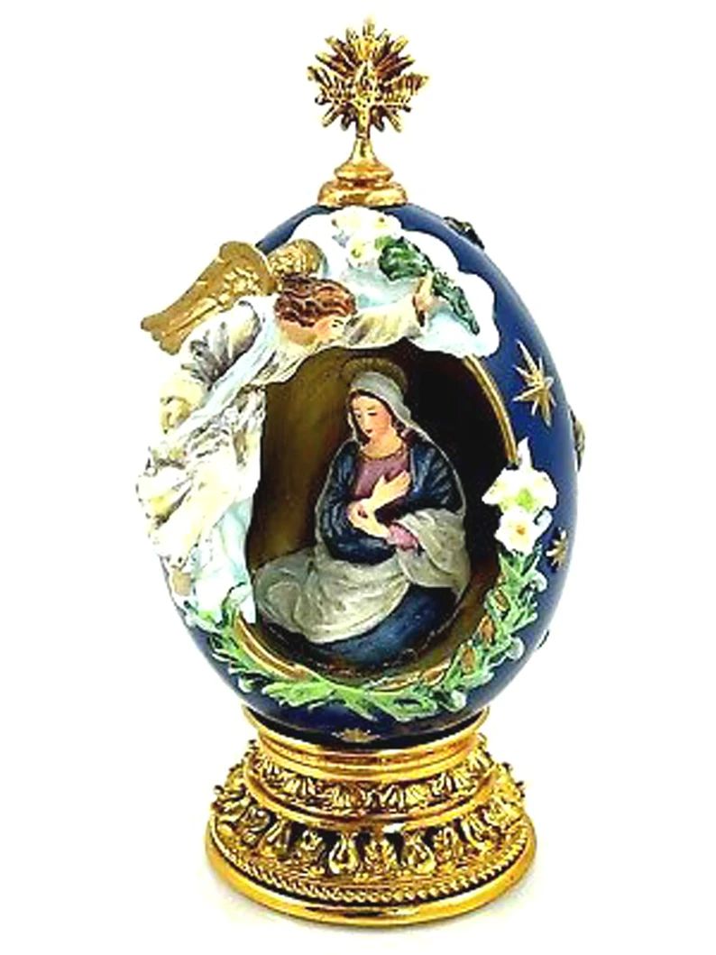 franklin-mint-house-of-faberge-egg-jesus