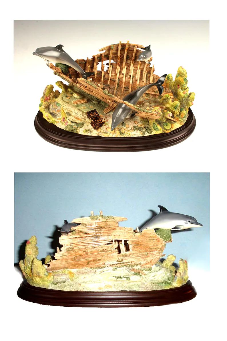 lenox-sculpture-dolphins-hideaway