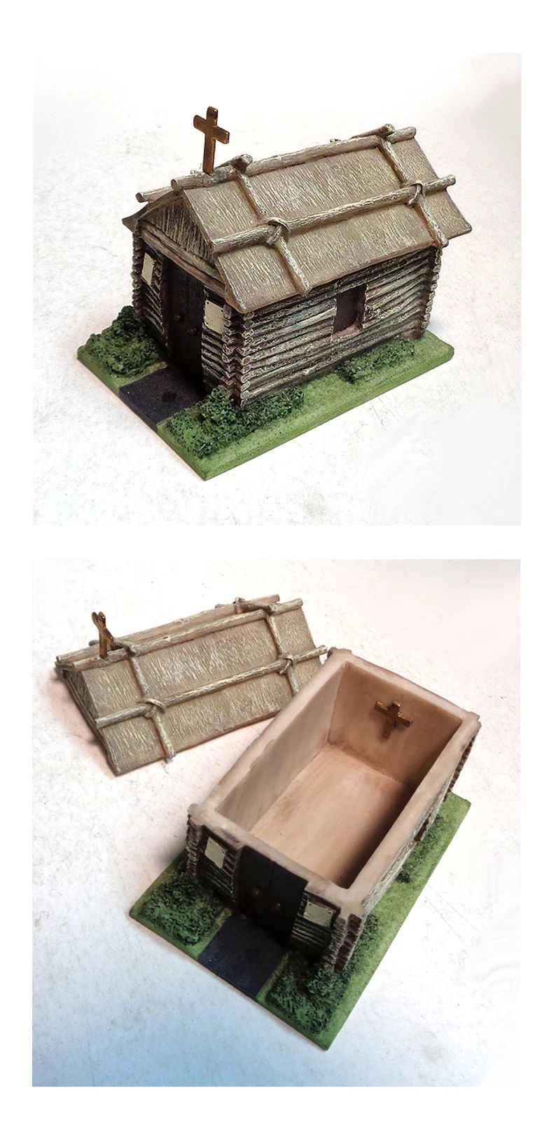 miniature-log-cabin-church-curio-trinket