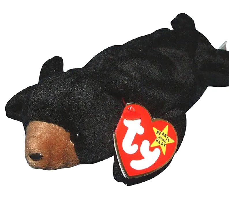 ty-beanie-babies-blackie-bear-excellent