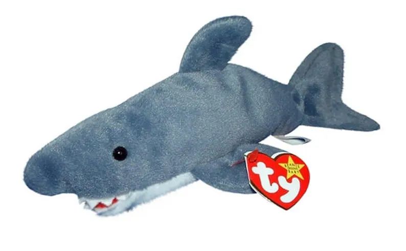 ty-beanie-babies-crunch-shark-fish