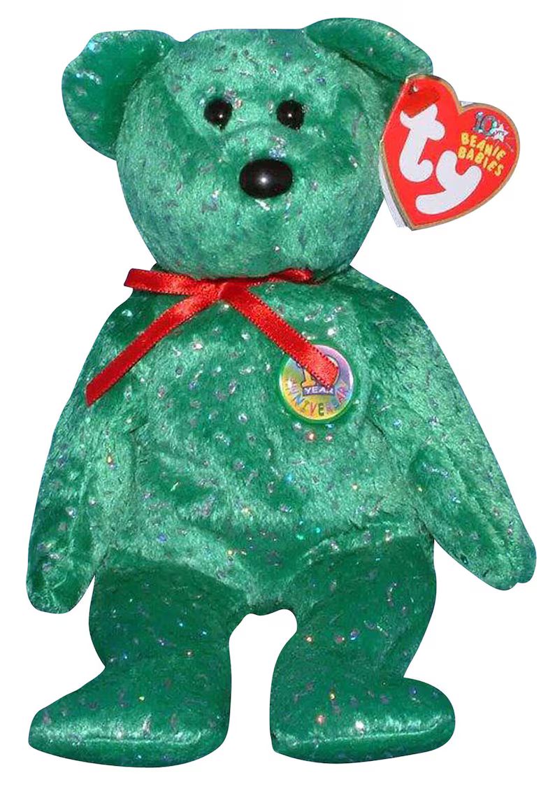 ty-beanie-babies-decade-2003-green-bear