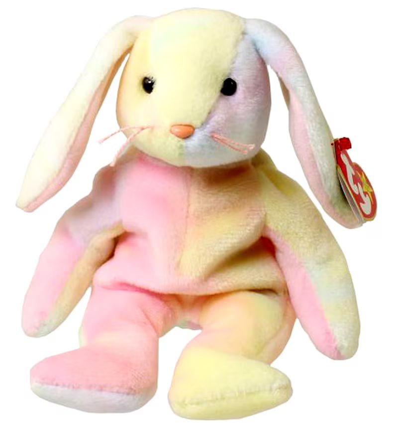 ty-beanie-babies-hippie-tie-dyed-bunny
