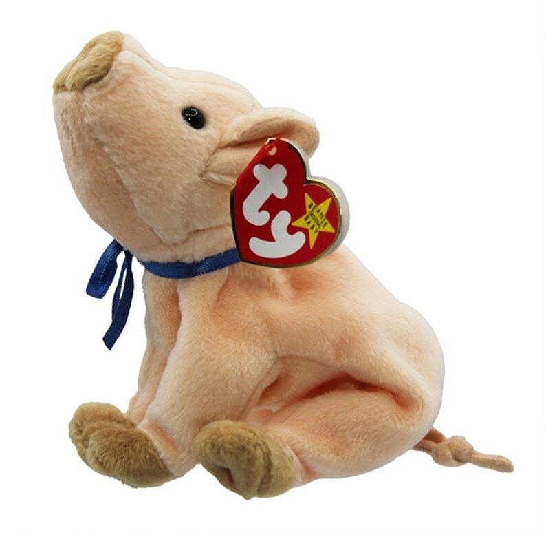ty-beanie-babies-knuckles-pig-excellent