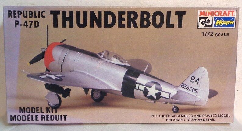 172-scale-vintage-minicraft-hasegawa-thunderbolt