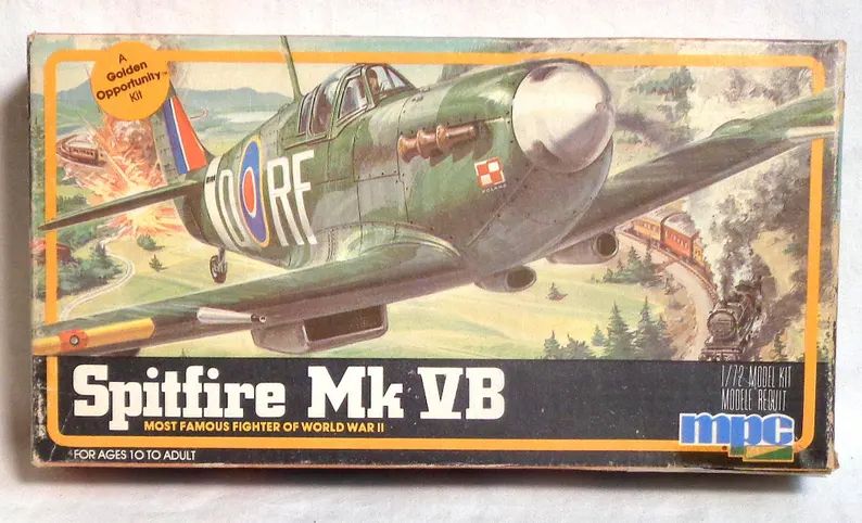 172-scale-vintage-mpc-model-aircraft-kit-spitfire