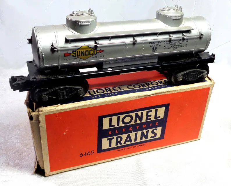 vintage-lionel-6465-sunoco-2-dome-tanker-4444918925