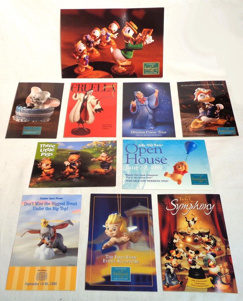 disney-post-card-lot-of-10-different