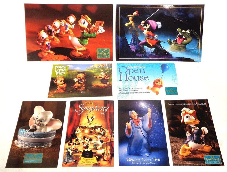 disney-post-card-lot-of-8-different