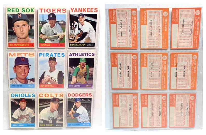 1964-topps-baseball-cards-lot-of-9-set16