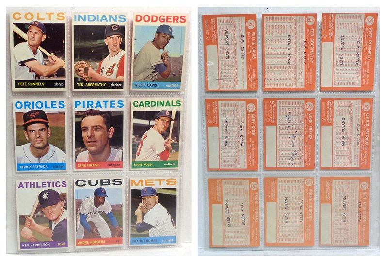 1964-topps-baseball-cards-lot-of-9-set4