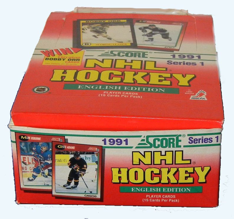 1991-score-hockey-series-1-wax-box-36