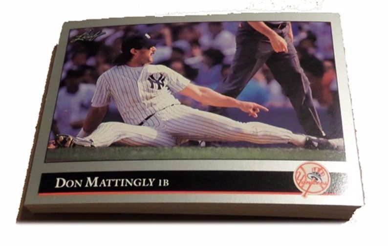 1992-leaf-yankees-baseball-card-team-set