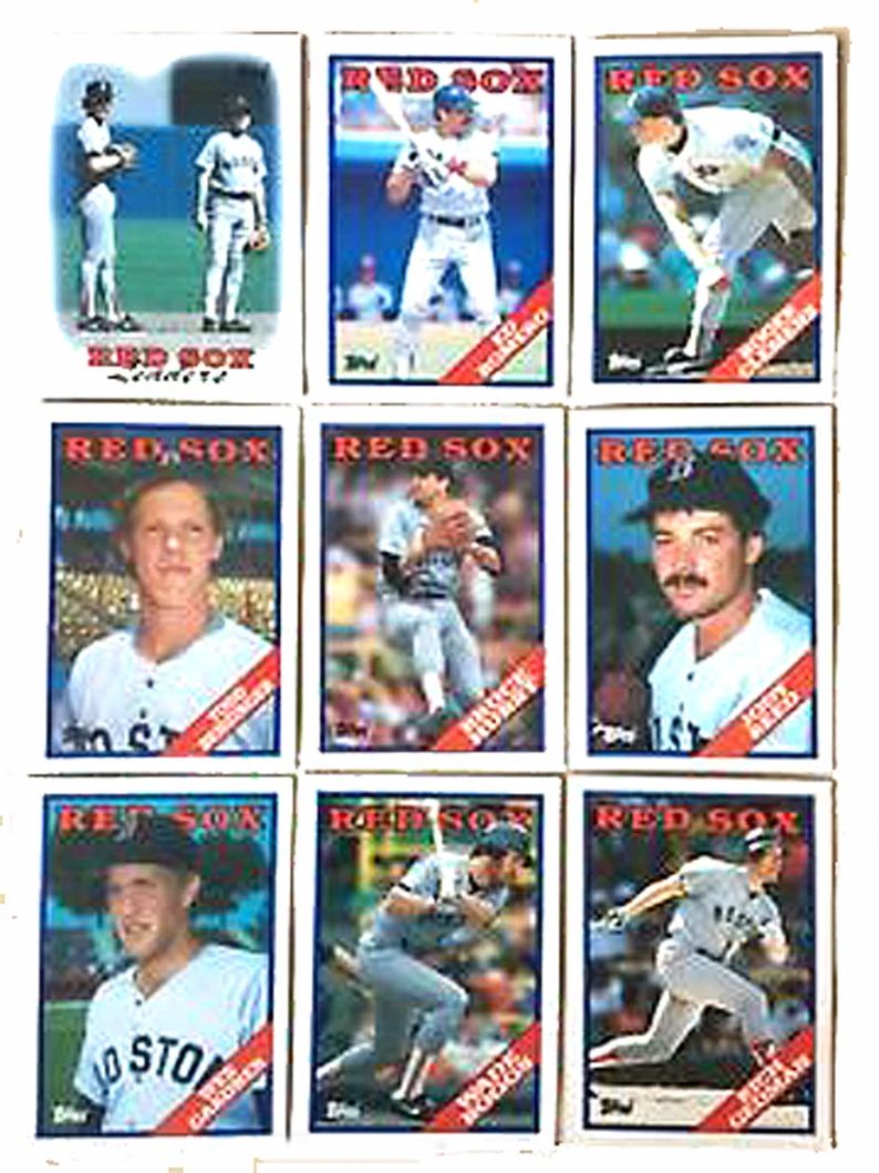 vintage-1988-boston-red-sox-team-set